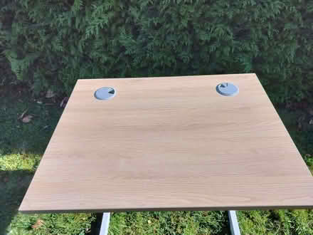 Photo of free small beech effect desk (Burleigh GL5) #3