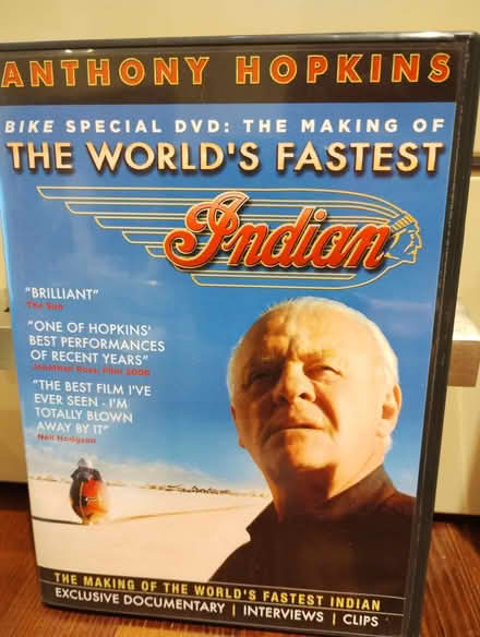 Photo of free The World's Fastest Indian DVD - the making of (Hornchurch RM12) #1