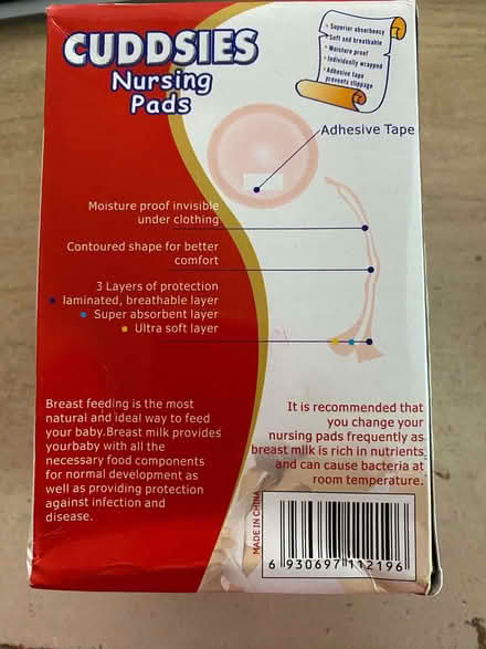Photo of free nursing pads x8 (Hoddesdon EN11) #2