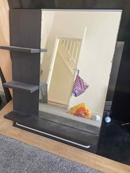 Photo of free Mirror with shelving (Wallasey CH44) #1