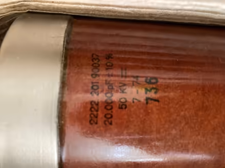 Photo of free 20nF 50kV capacitor (Westcotes LE3) #2
