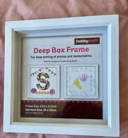 Photo of free Deep box picture frame (Littlehampton, Beaumont park) #1
