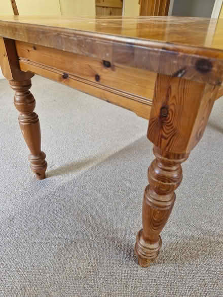 Photo of free Solid Pine Table (Chirk LL14) #2