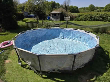 Photo of free 12m intex above ground pool (Hadlow tonbridge kent) #1