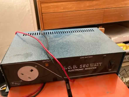 Photo of free 250W 12v-240AC inverter (Westcotes LE3) #1