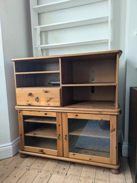 Photo of free Solid Wooden cabinet shelves TV (Sydenham) #3