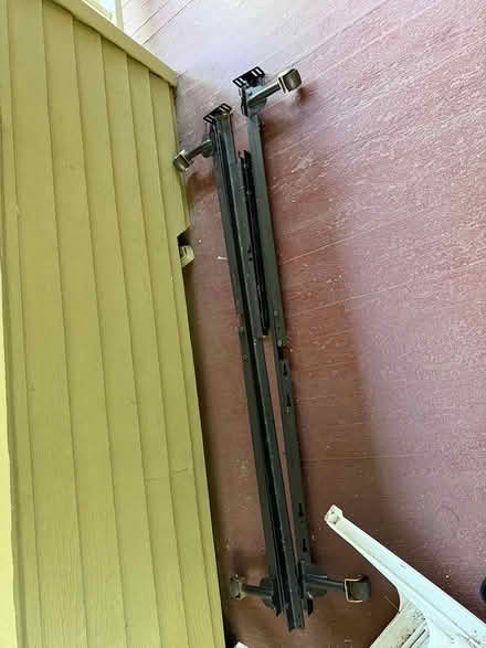Photo of free White metal bed frame - Full size (inner N/NE Portland) #4