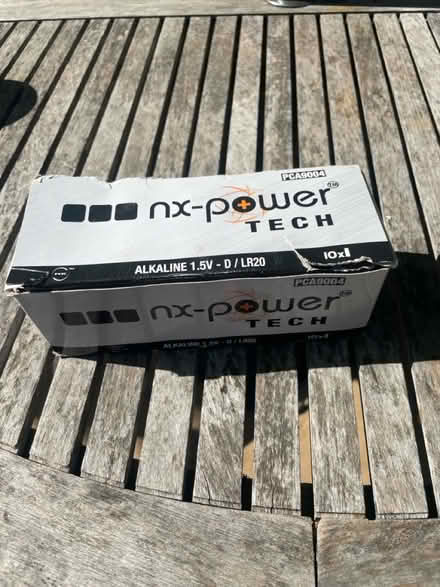 Photo of free 10 new batteries 1.5v/LR20 (GL1 5BP) #1