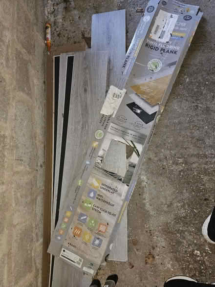 Photo of free Luxury Vinyl plank flooring grey (GL4) #1