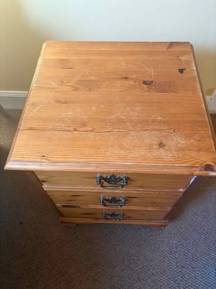 Photo of free Small Bedside Drawers (Borrowash DE72) #2