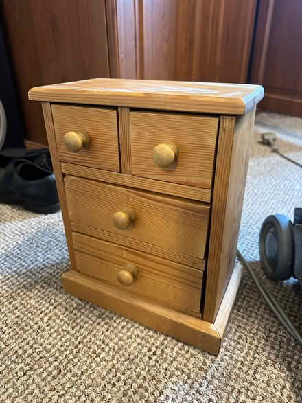 Photo of free Miniature chest of drawers (Skipton BD23) #1