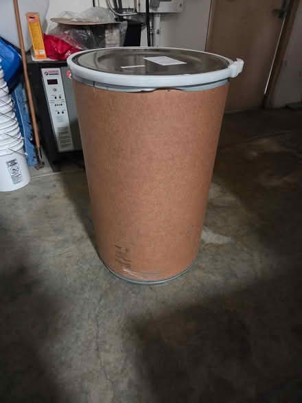 Photo of free Tall 55 gal fiber drum with lock (concord 94520) #2