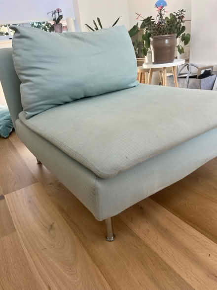 Photo of free Blue IKEA sectional/ loveseat (Cambridge CB4) #4