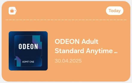 Photo of free ODEON Adult Standard Voucher (Birmingham) #1