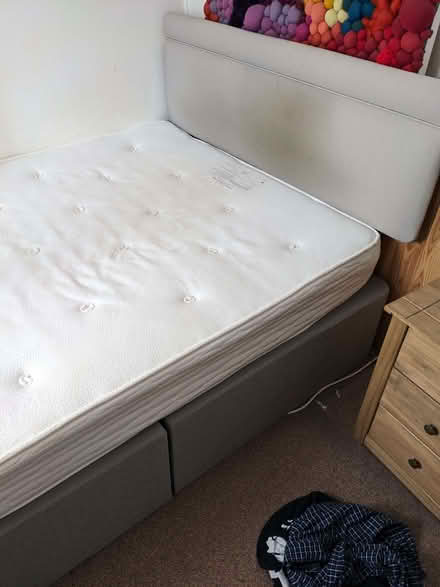 Photo of free Double divan bed, mattress & headboard (City Centre NR2) #1