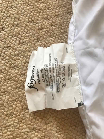 Photo of free Summer single duvet (Bromley BR2) #2