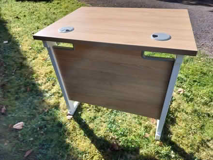 Photo of free small beech effect desk (Burleigh GL5) #2