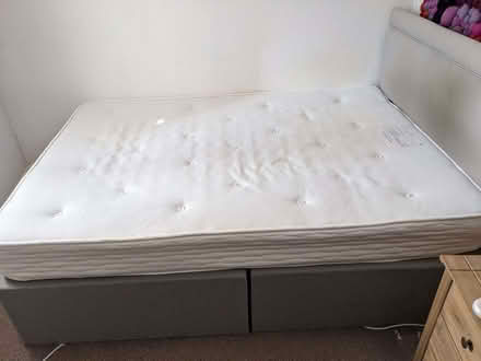 Photo of free Double divan bed, mattress & headboard (City Centre NR2) #2