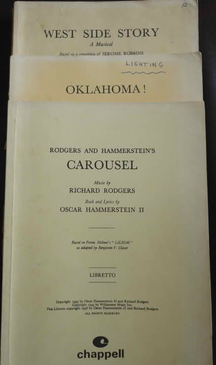 Photo of free 3 Librettos (scripts) (Southport PR8) #1