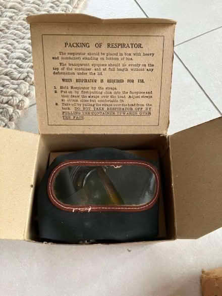 Photo of free 2WW gas masks (West Oxfordshire OX29) #1