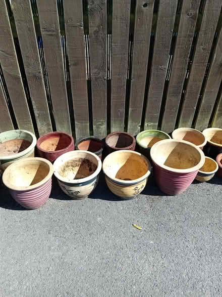 Photo of free Assortment of garden pots (Brimington Chesterfield) #2