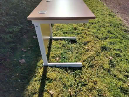 Photo of free small beech effect desk (Burleigh GL5) #4