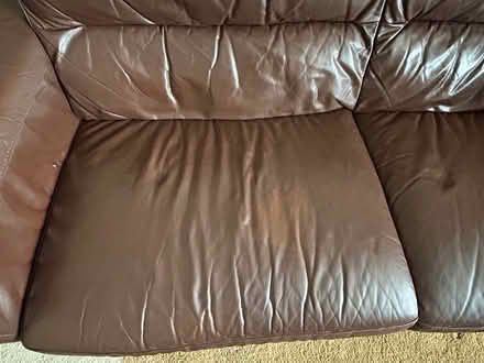Photo of free 3 seat leather sofa (Swords) #2