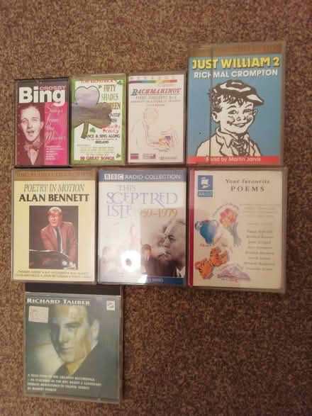 Photo of free Music, Poetry, Story and British History Cassettes (Scriven HG5) #1