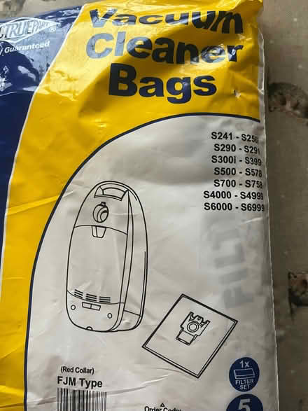 Photo of free Miele Vacuum cleaner bags (Dyke Road area BN1) #1