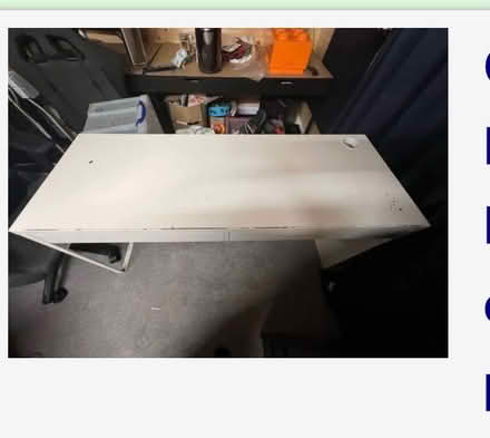 Photo of free Desk, white (Shenley WD7) #1