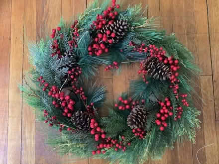 Photo of free Christmas Wreath 24 in diameter (Brightwood, Washington D) #1