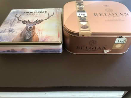 Photo of free Two empty tins (RG6 Earley) #1
