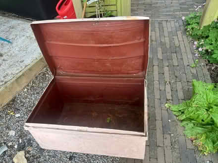Photo of free Old Metal Trunk (Bear Flat) #2