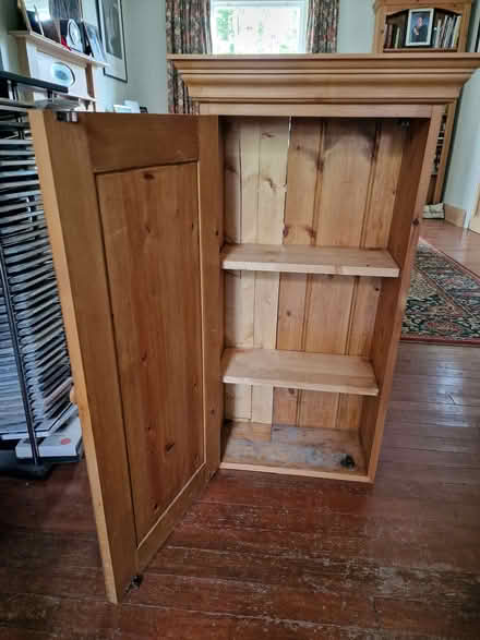 Photo of free Pine wall cupboard (Bishop Middleham DL17) #2