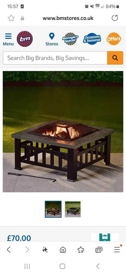 Photo of free Square Fire Pit (Heckmondwike) #4