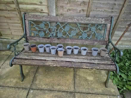 Photo of free Heavy old garden bench (Lordswood ME5) #1