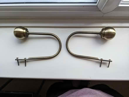 Photo of free Brass curtain pole (Leybourne) #3