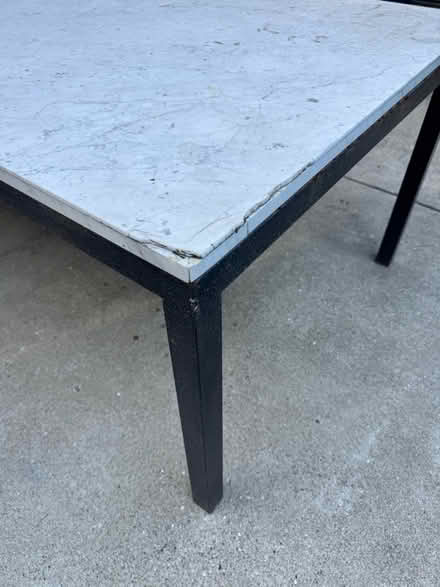 Photo of free Outdoor marble table (Westbrae, Berkeley) #3