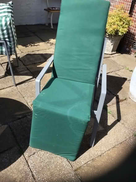 Photo of free Padded cushion for garden chair/sunlounger etc (Alderley Edge SK9) #1