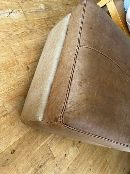 Photo of free Leather foot stool with storage (Lower Wolvercote OX2) #4