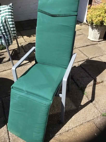 Photo of free Padded cushion for garden chair/sunlounger etc (Alderley Edge SK9) #2