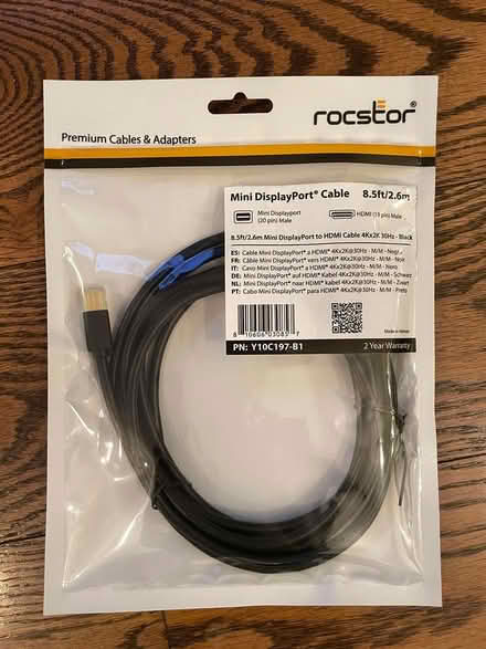 Photo of free Mini display port to HDMI cable (Lower East Side) #1