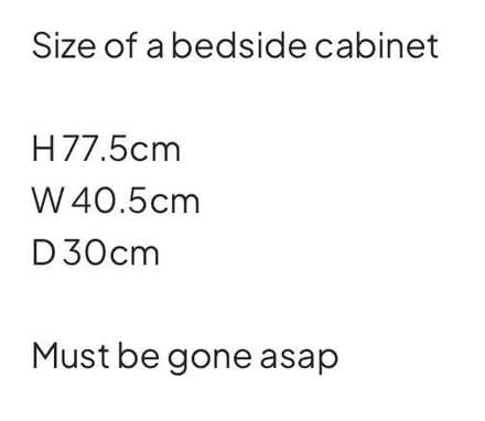 Photo of free Bedside / mini drawers (Queen's Park BN2) #3