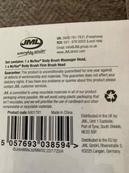 Photo of free Massage Brush (Far Bletchley MK3) #2