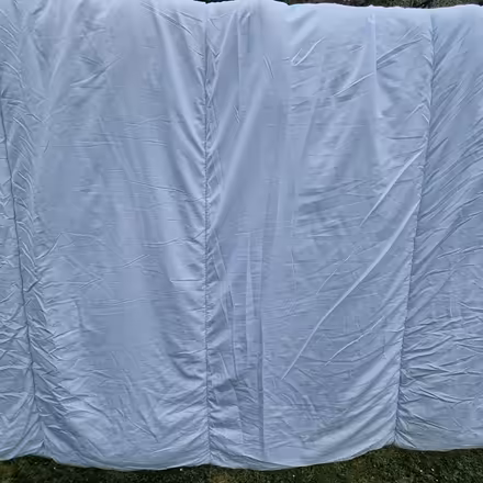 Photo of free Double duvet and pillow (Juniper Green, EH14) #1