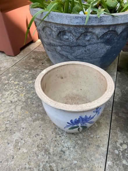 Photo of free 2 small plant pots (Stoke Hammond MK17) #2