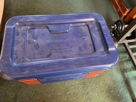 Photo of free Old Sainsbury’s storage boxes (Newport Pagnell MK16) #2