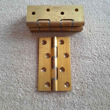 Photo of free 5 Brass Door Hinges (DA12) #1
