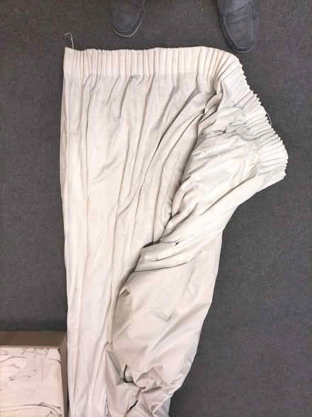 Photo of free Full length cream curtains (Garth Hill, RG12) #4