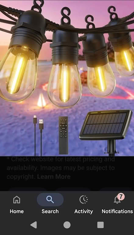 Photo of Outdoor string lights (Upper West side) #2